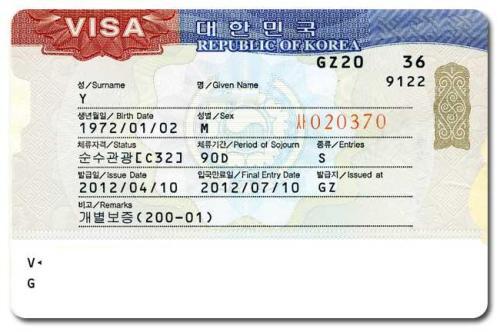 韩国商务签证有效期限