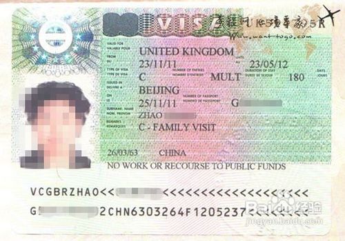 英国商务访问签证